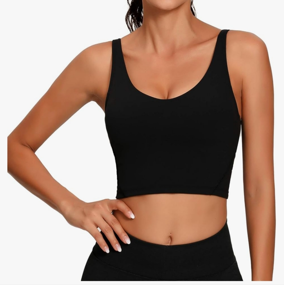 Lemedy Black Women's Sports Bra L2